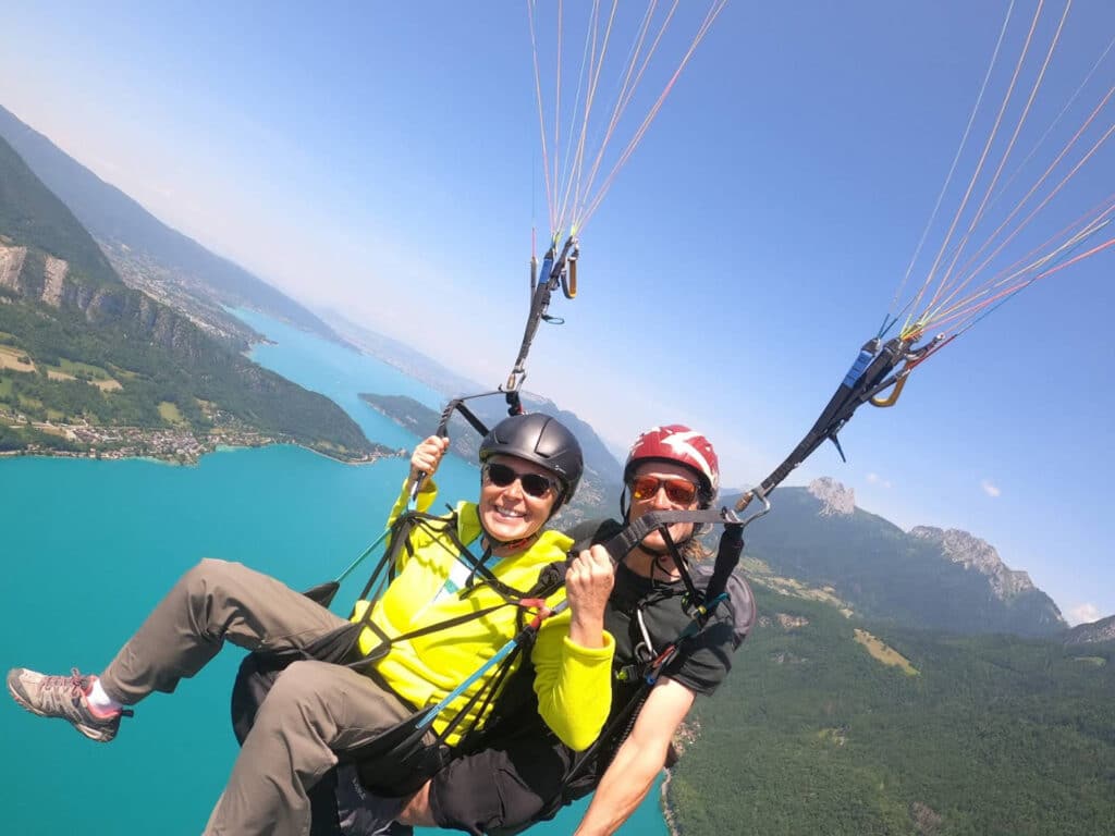 Avis clients Aeroslide après un vol en parapente à Annecy